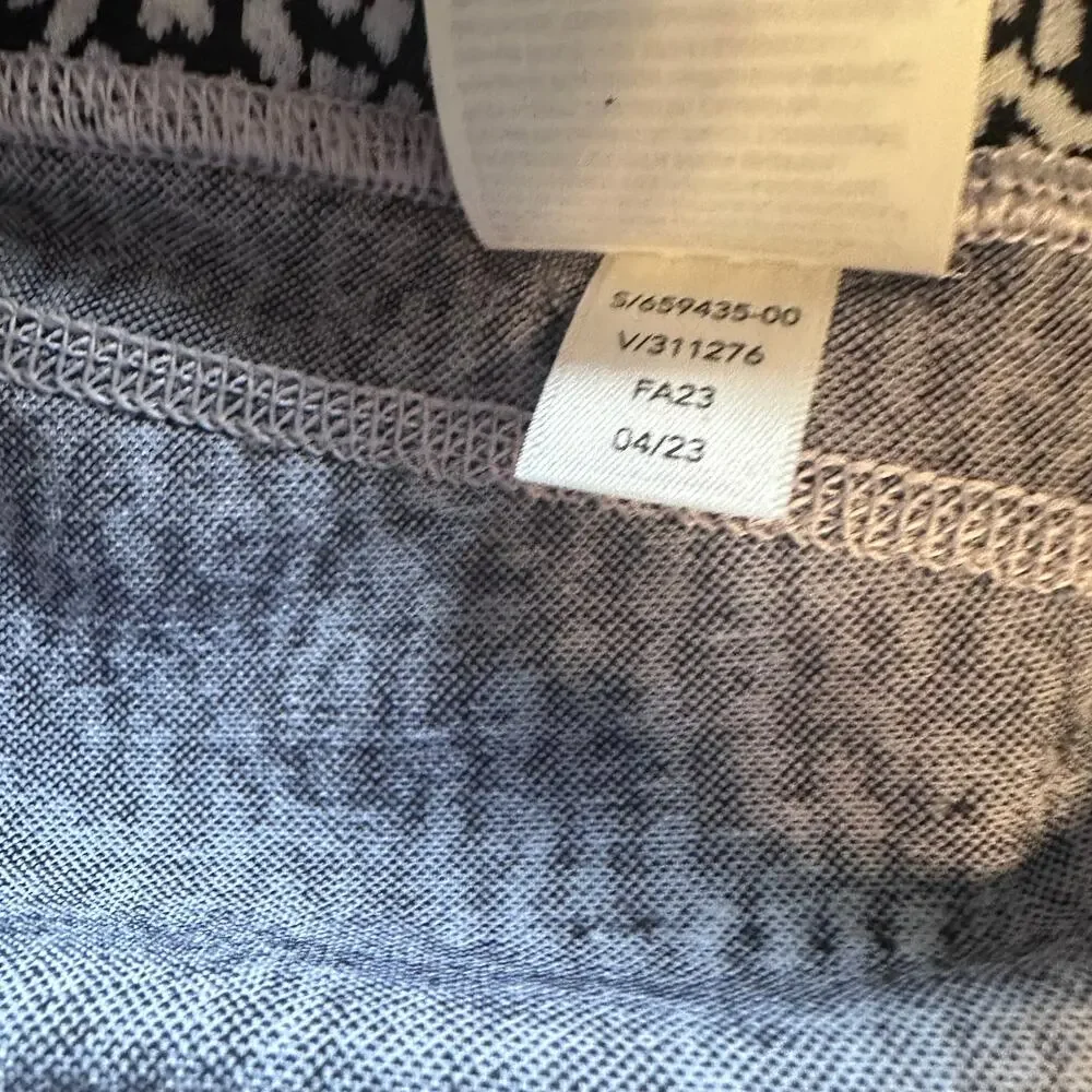 Athleta Ultimate Stash Textured 7/8 Leggings Womens Large Camilla Water Violet